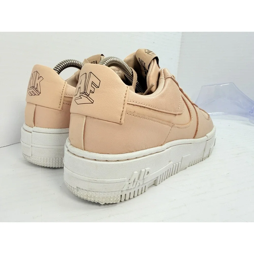 Nike Air Force 1 Pixel Particle Beige Women's 8.5 Pink CK6649-200 Sneakers